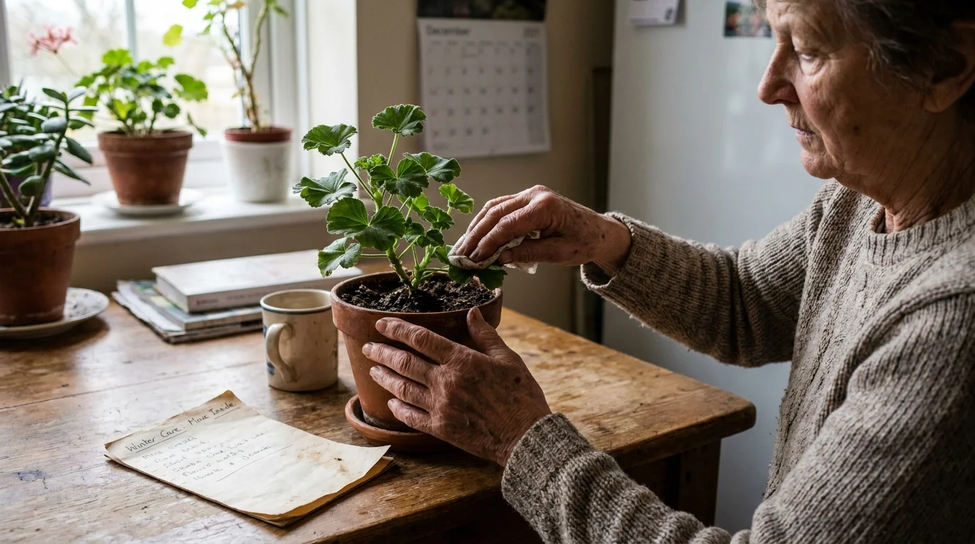 A horizontal timeline diagram showing when the 10 different plants bloom throughout the seasons.