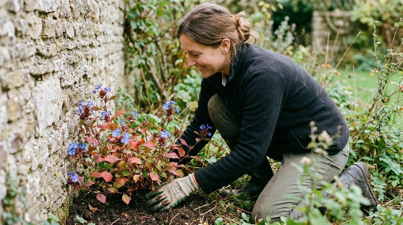 Tip #14: Plumbago (Ceratostigma plumbaginoides)