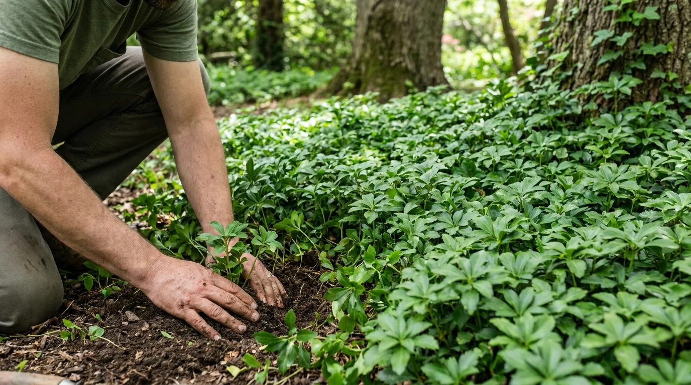 Tip #7: Japanese Pachysandra (Pachysandra terminalis)