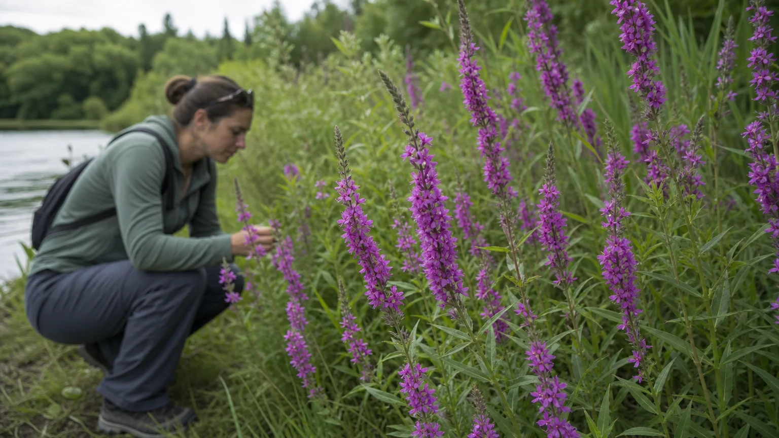 Tip #1: Purple Loosestrife (Lythrum salicaria)