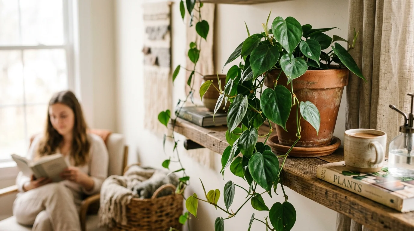 Tip #11: Philodendron Hederaceum (Heartleaf Philodendron)