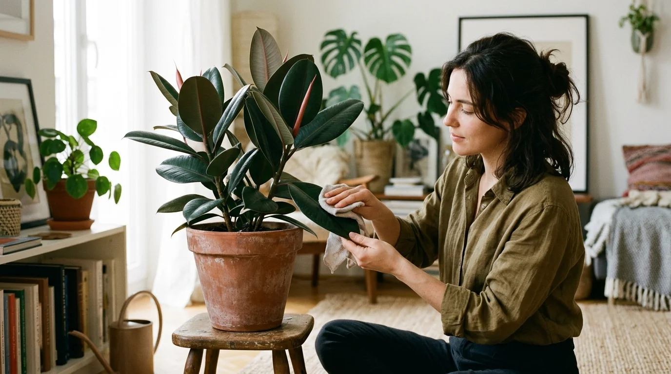 Tip #12: Ficus Elastica (Rubber Plant)