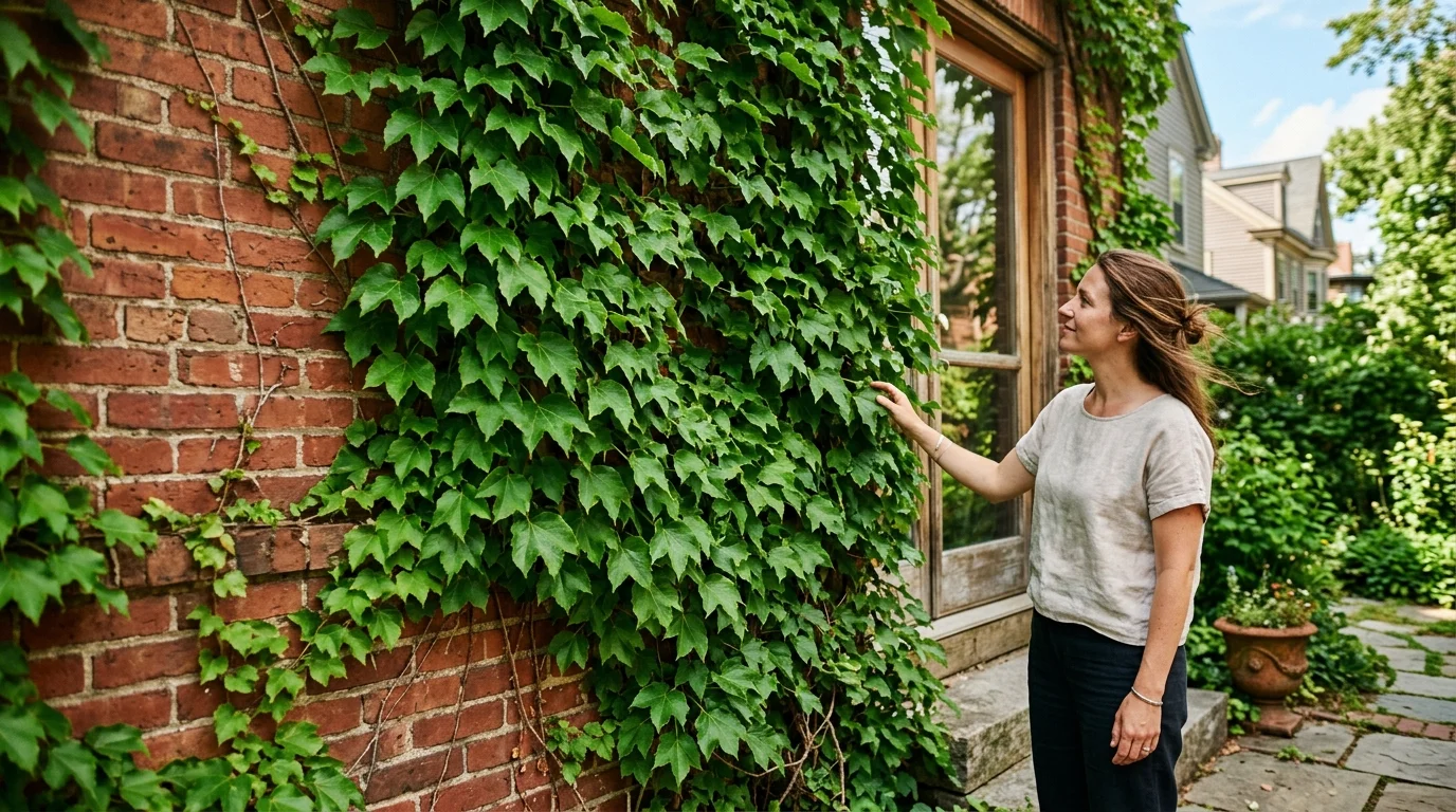 Tip #4: Utilize Boston Ivy to Cool Sun-Baked Walls