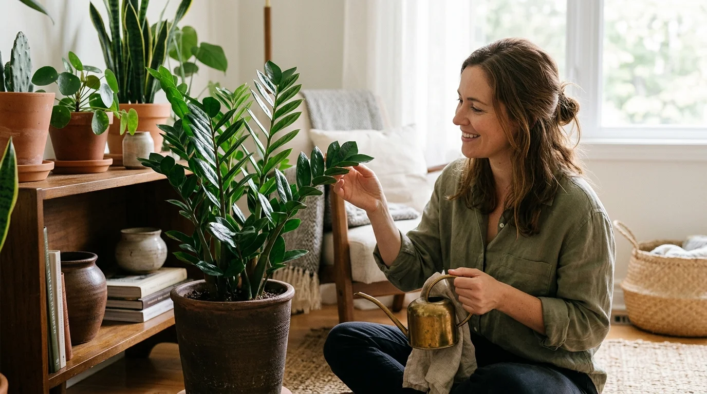 Tip #4: Zamioculcas Zamiifolia (ZZ Plant)