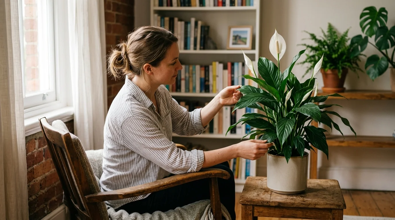 Tip #5: Spathiphyllum (Peace Lily)