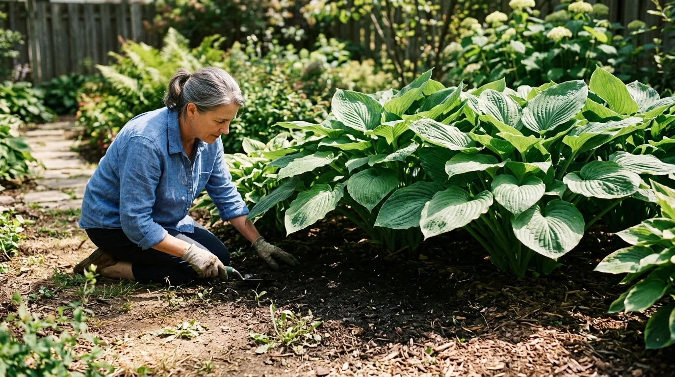 Tip #7: Grow Hostas to Protect the Ground from Direct Sunlight