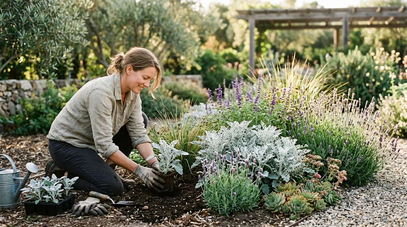 Tip #8: Create a Heat-Resistant Oasis with Silver-Leaved Dusty Miller