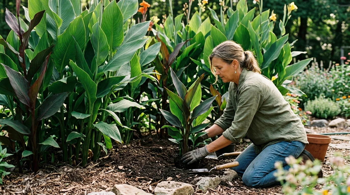 Tip #9: Cultivate Canna Lilies for Fast-Growing Foliage
