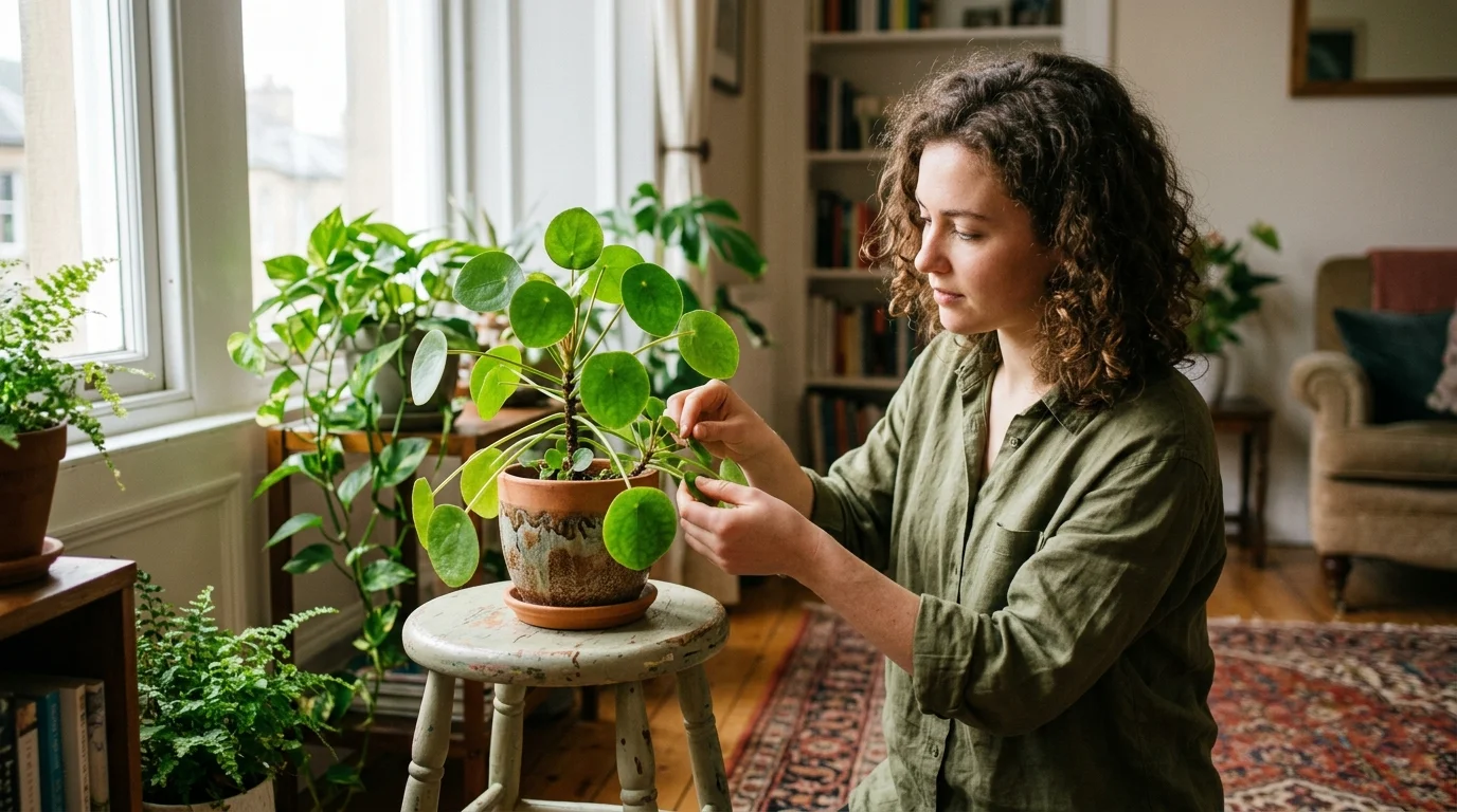 Tip #9: Pilea Peperomioides (Chinese Money Plant)