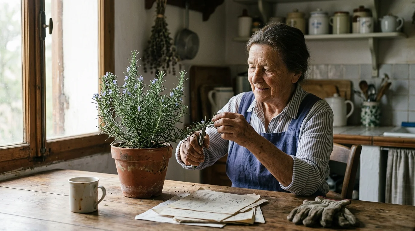 Editorial photograph illustrating: Tip #3: Rosemary